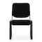 Officesource Value Collection Armless, Sled Base Guest Chair with Black Frame OSGS4905FBK - alternate 5